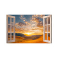 Desert Window Sunset product shot on white background