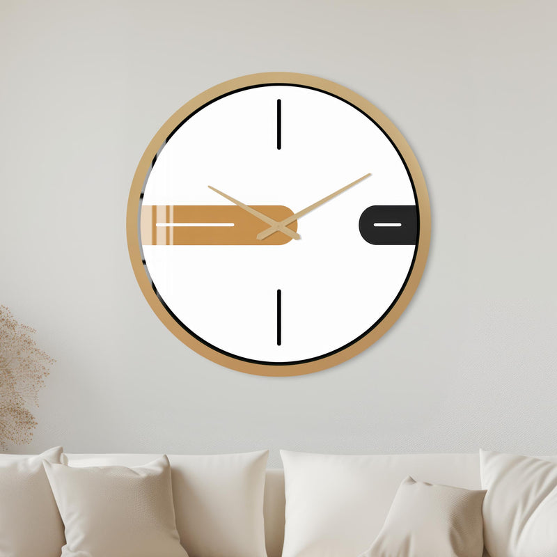 Minimalist Colour Blocks with gold frame