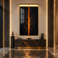 Molten Earth Rift with gold frame