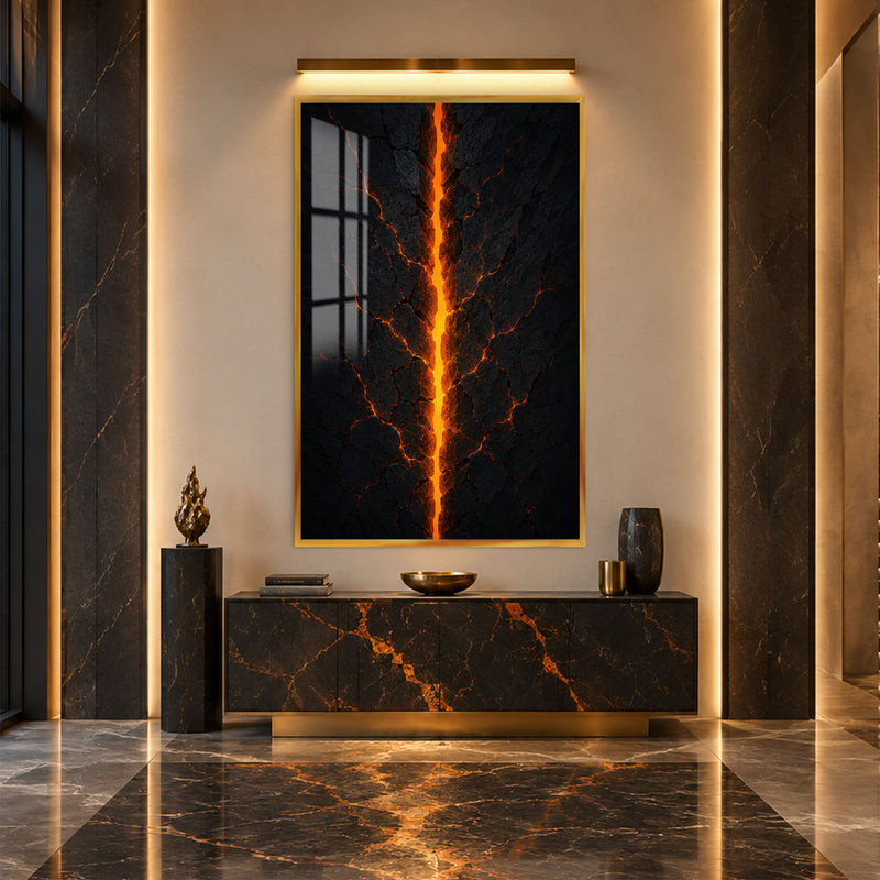 Molten Earth Rift with gold frame