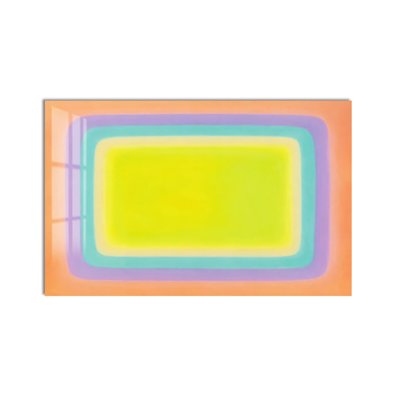 Neon Nested Rectangles product shot on white background