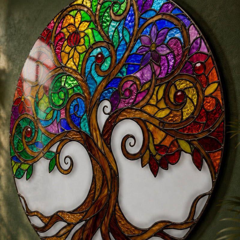 Rainbow Floral Tree Of Life lifestyle view