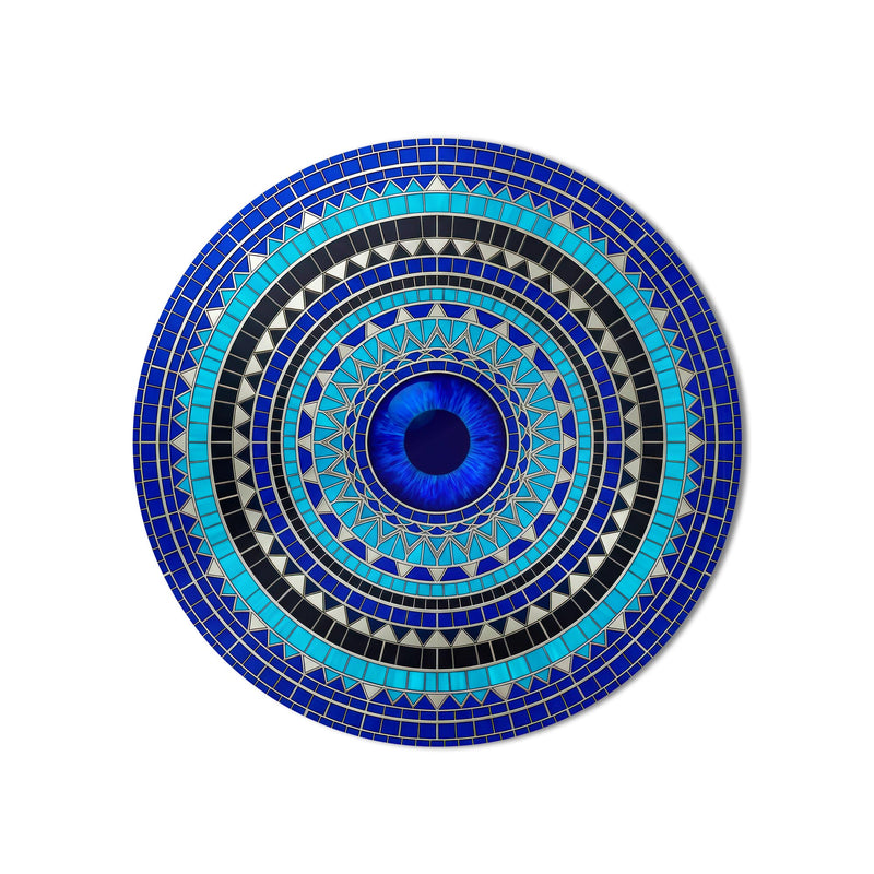 Azure Eye Mosaic product shot on white background