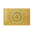 Golden Concentric Sunburst product shot on white background