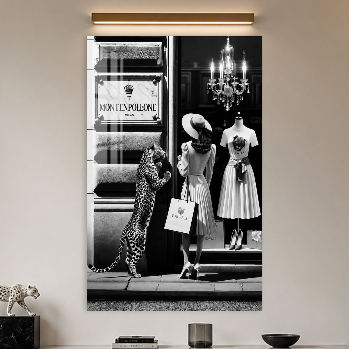 Milan Window Shopping in a modern room