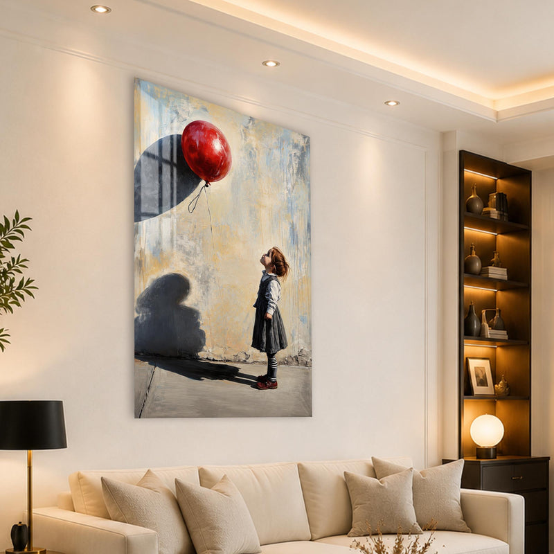 Girl With Red Balloon angled lifestyle view