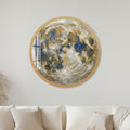 Gilded Moon with black frame