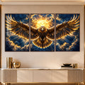 Golden Eagle with walnut frame