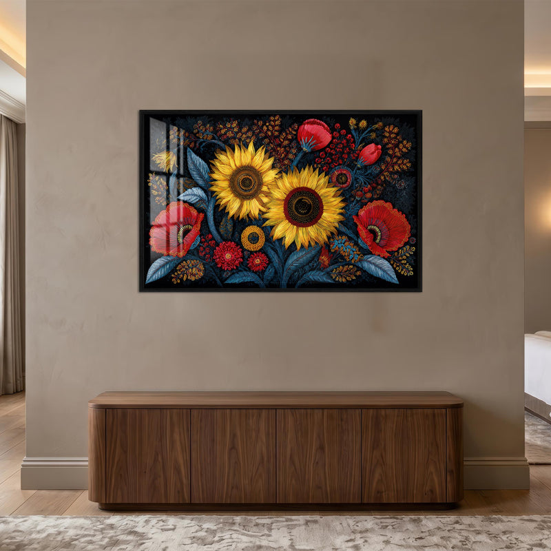 Midnight Sunflower Garden lifestyle view