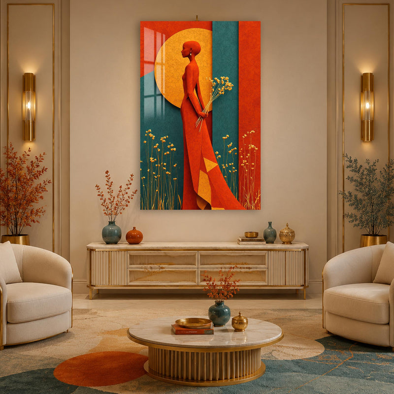 Golden Bloom Silhouette lifestyle view