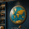 Turquoise Explorer Map angled lifestyle view