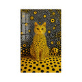 Golden Polka Dot Cat product shot on white background
