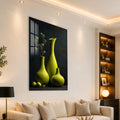 Sculptural Green Vases lifestyle view