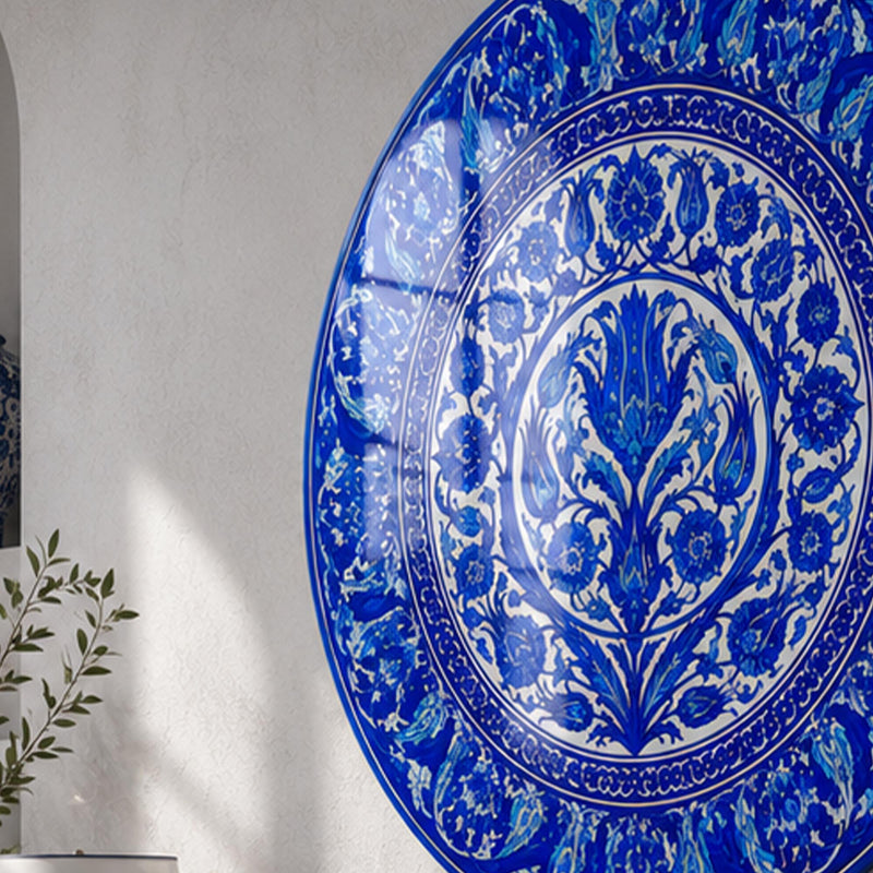 Cobalt Floral Medallion lifestyle view