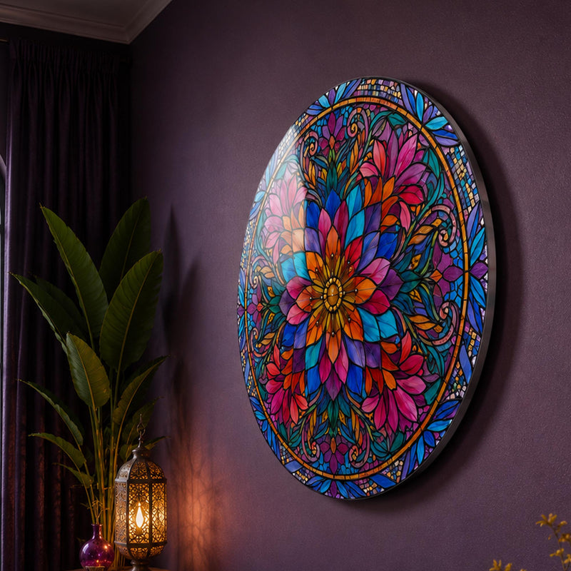 Jeweled Floral Mandala angled lifestyle view