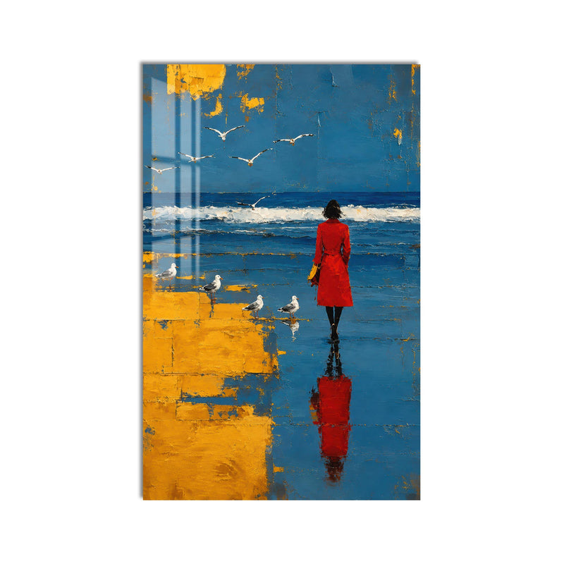 Red Coat By The Sea product shot on white background