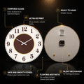 Classic Coffee Dial — tempered glass, ultra HD print, ready to hang