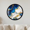 Gilded Ocean Marble with black frame