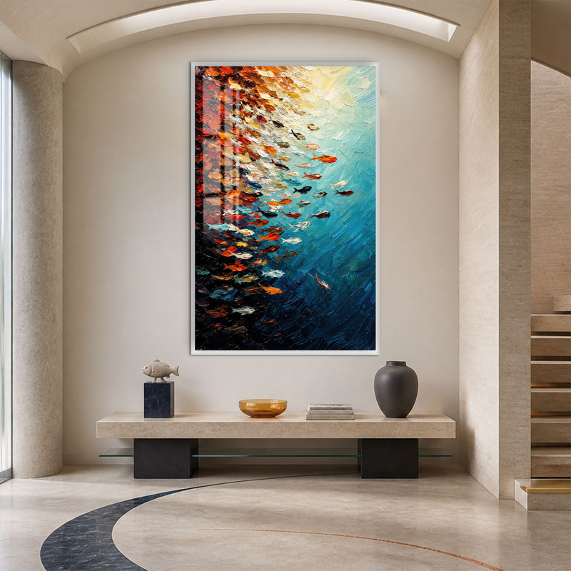 Into The Blue with white frame