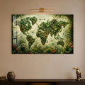 Tropical World Map lifestyle view