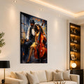 Elegant Bass Player lifestyle view