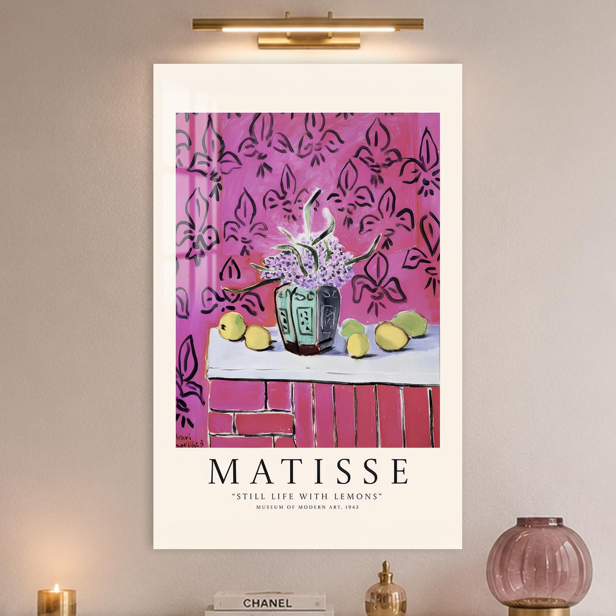 Pink Lemon Still Life lifestyle view