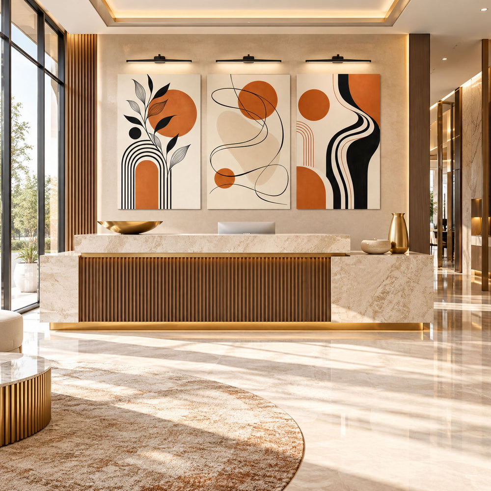 Terracotta Abstract lifestyle view