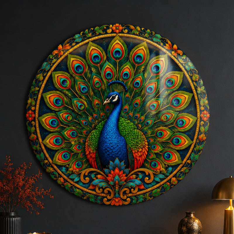 Emerald Peacock Fan lifestyle view