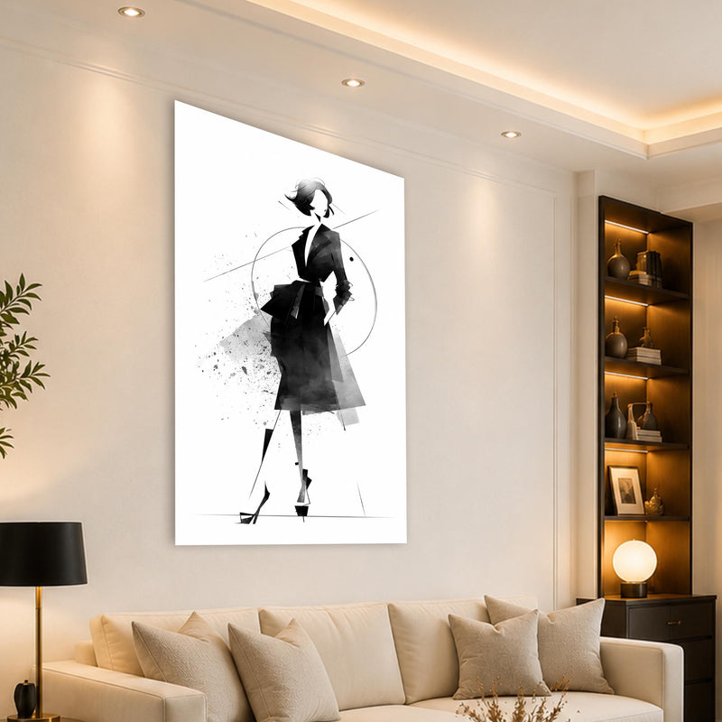 Monochrome Fashion Muse lifestyle view