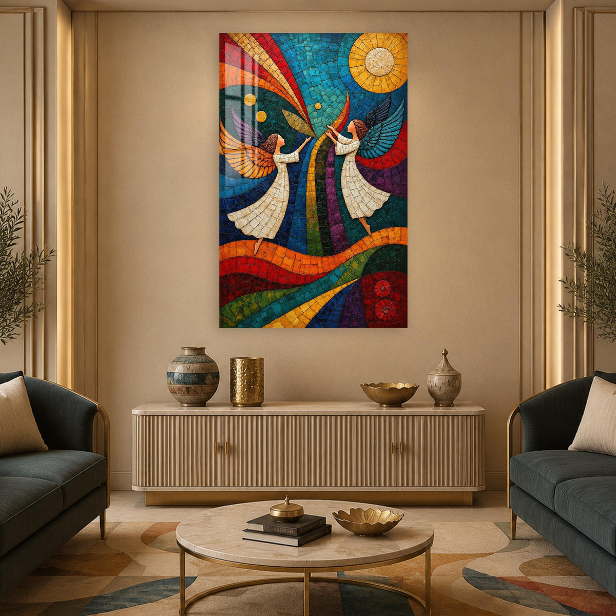 Celestial Angel Mosaic lifestyle view
