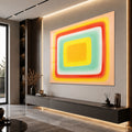 Warm Nested Rectangles angled lifestyle view