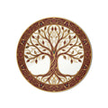 Jewelled Burgundy Tree Of Life product shot on white background