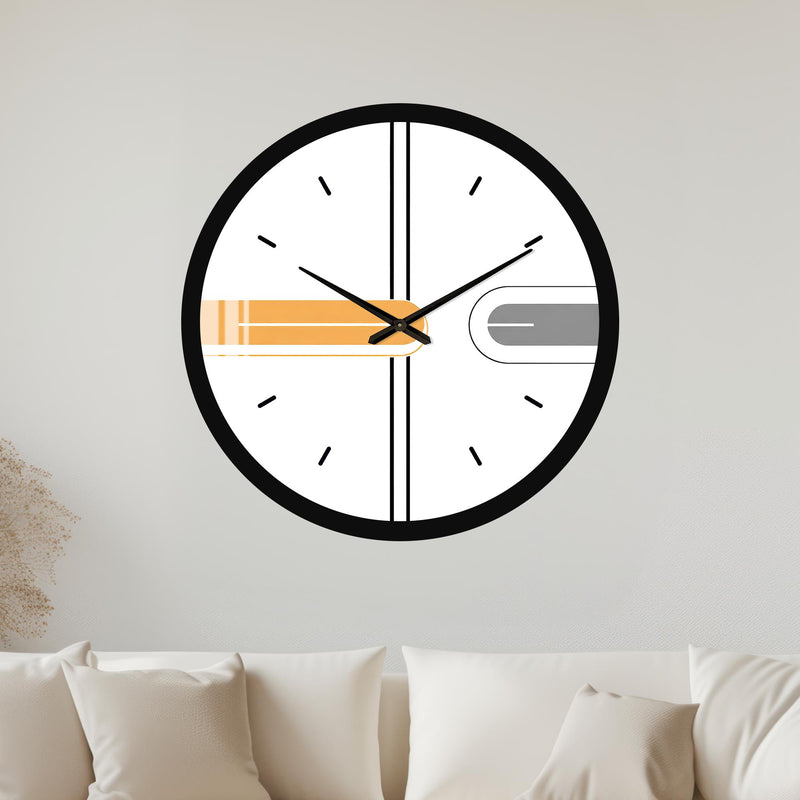 Retro Linear Shapes with black frame