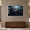 Ember World Map with white frame