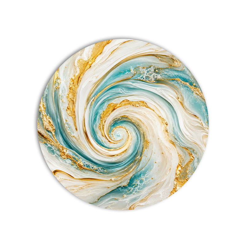 Gilded Aqua Vortex product shot on white background