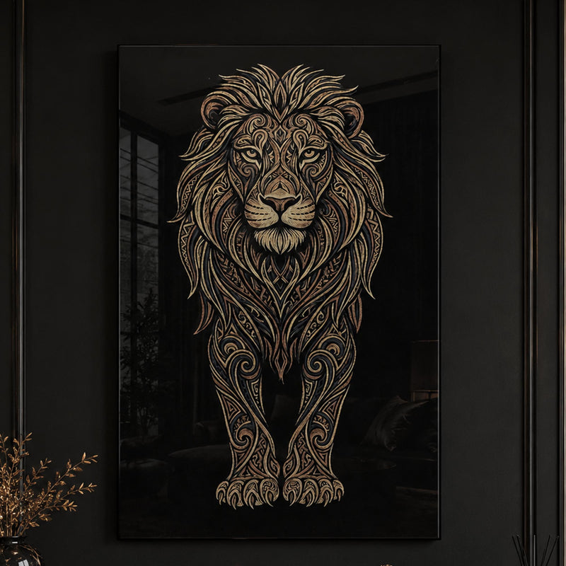 Ornate Golden Lion lifestyle view