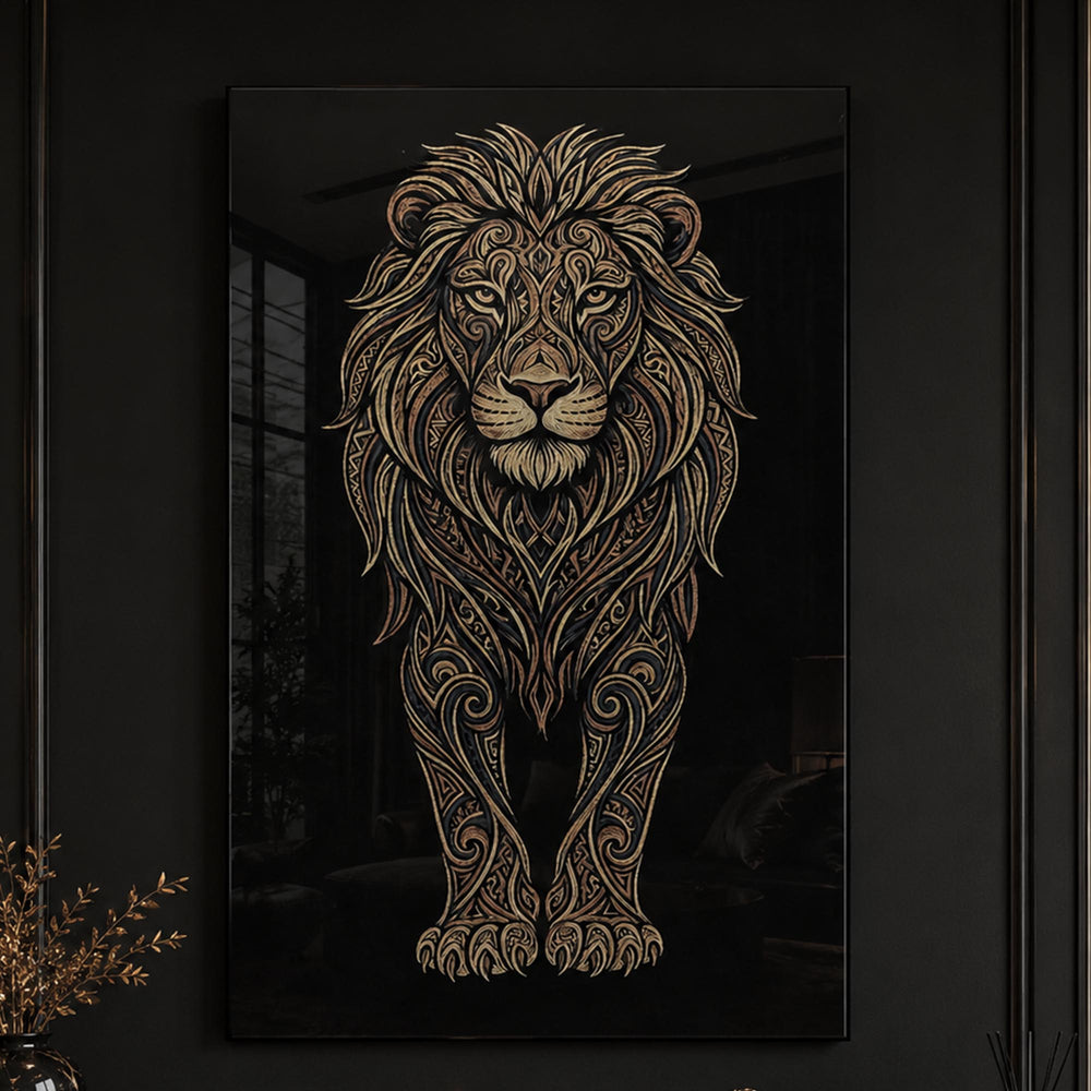 Ornate Golden Lion lifestyle view