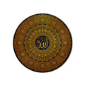Golden Allah Mandala product shot on white background