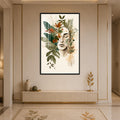 Botanical Serenity with black frame