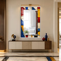 Primary Mosaic with white frame