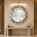Jeweled Lotus with gold frame