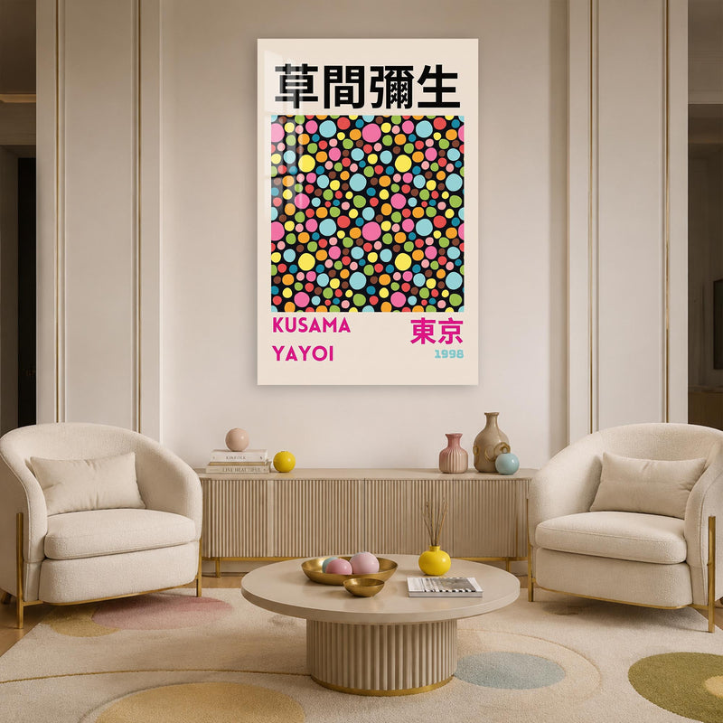 Kusama Polka Dot Poster lifestyle view