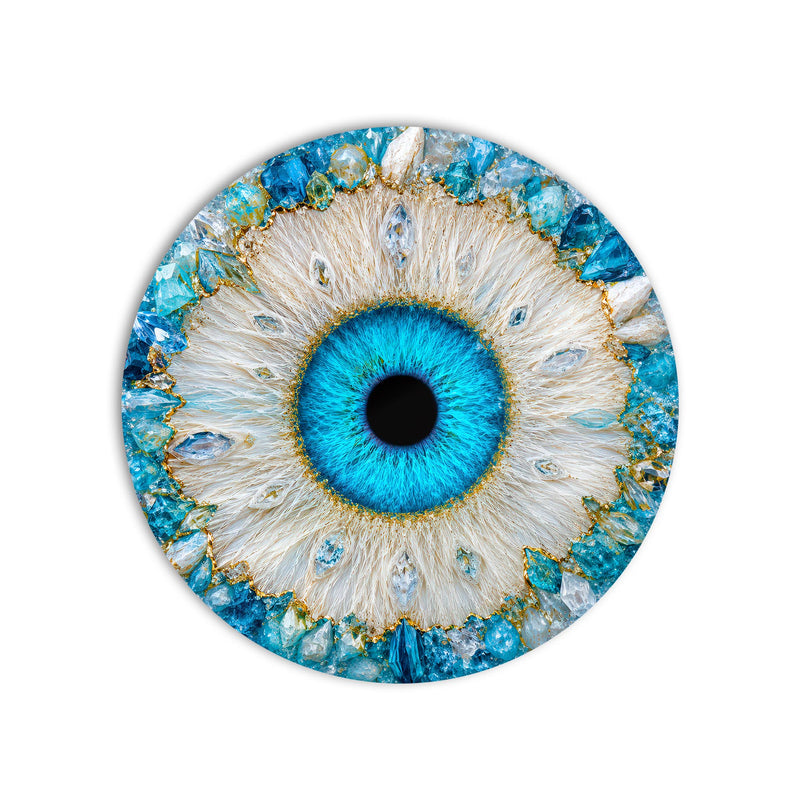 Crystal Azure Eye product shot on white background