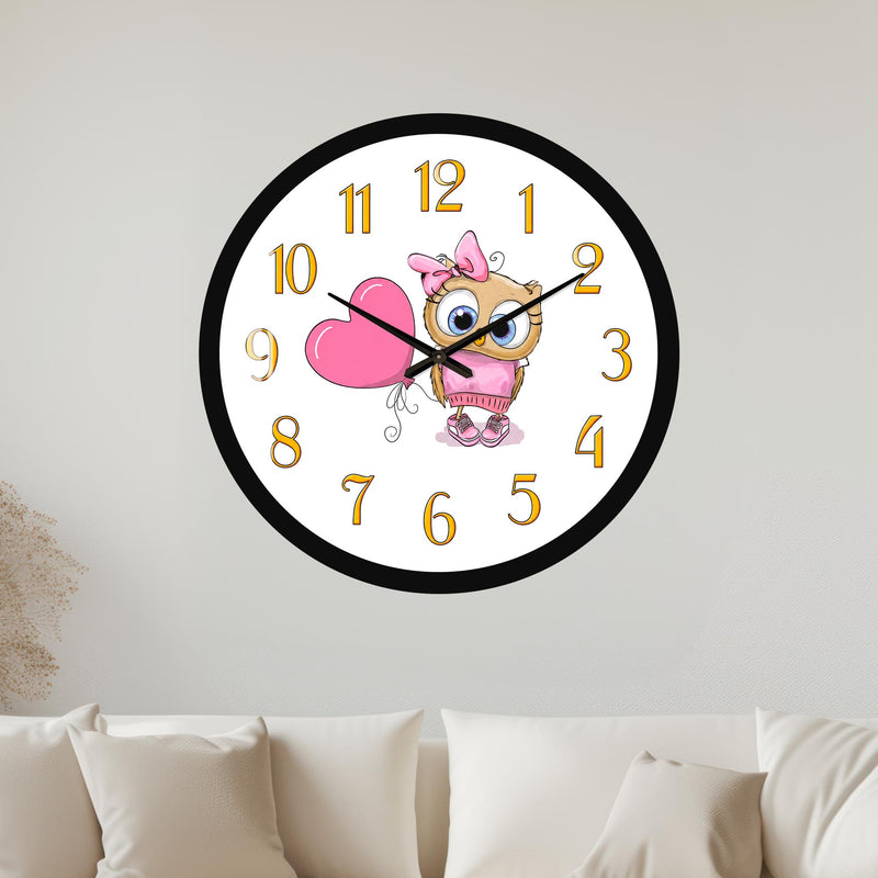 Sweetheart Owl with black frame