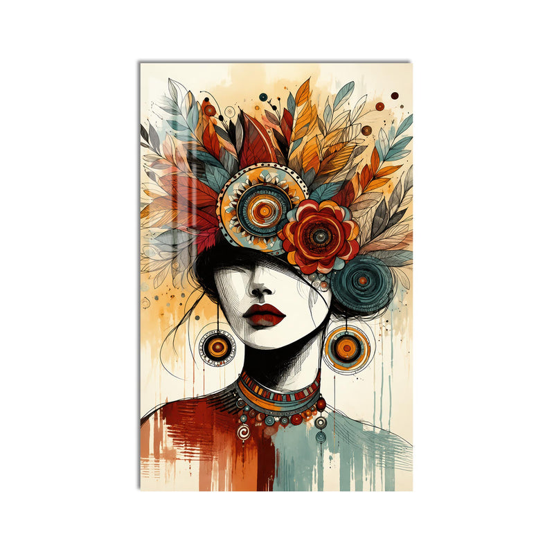 Floral Headdress Muse product shot on white background