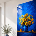 Sunflowers In Blue lifestyle view