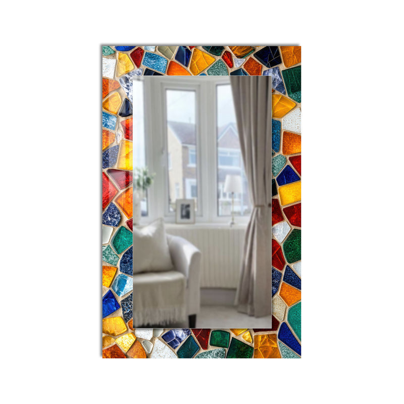 Vibrant Mosaic Glass product shot on white background