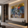 Artronauts Glass Print Winged Lovers Garden Glass Wall Art