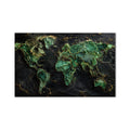 Emerald Marble World Map product shot on white background