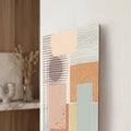 Artronauts Glass Print Pastel Geometric Rhythm Glass Wall Art